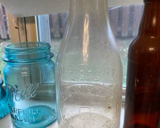 Milk bottle.
