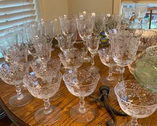 Lovely glass set.