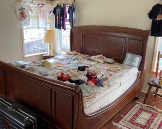 Fun Queen bed.
