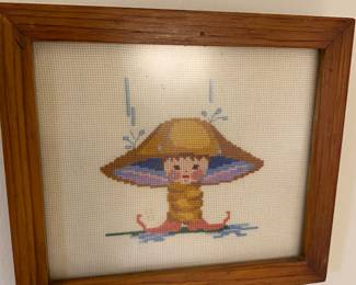 Hallucinogen inspired needlepoint?