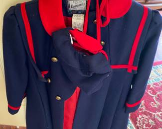 1960's girl's Rothschild's Coat and hat.