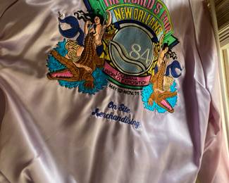 World's Fair 1984 Satin Carny Jacket.
