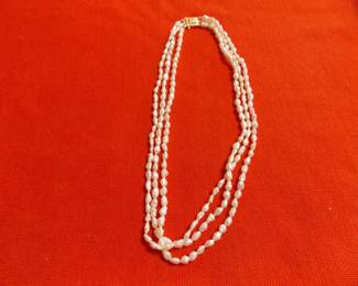 Fresh water Pearls with 14K  Clasp