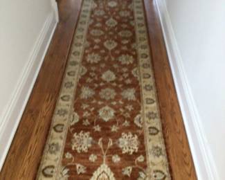 Handmade wool runner