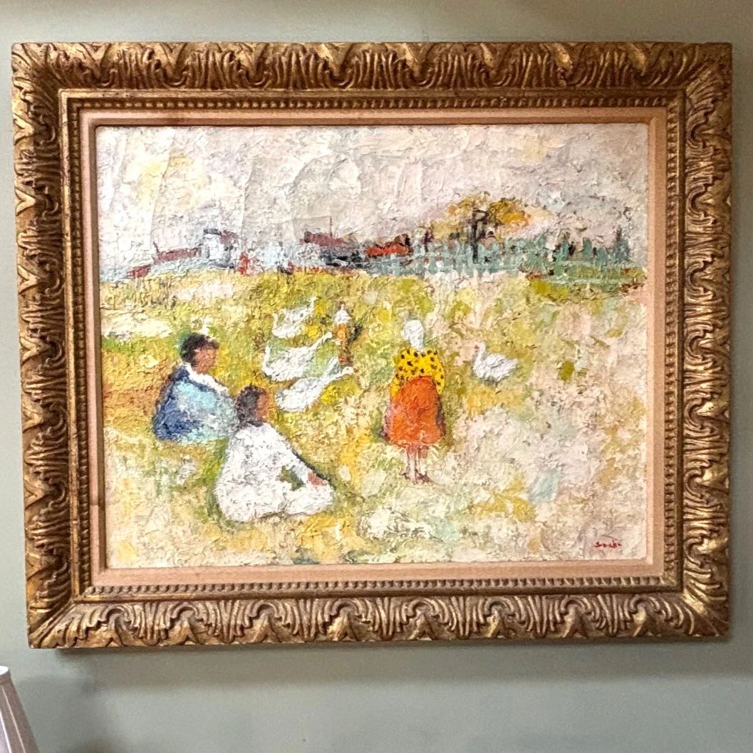 Detail large Czech painting. Signed, but can't make  it out...