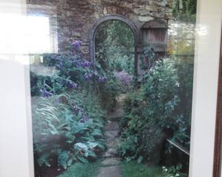 Large Photo print of garden. 