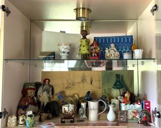 Smalls in cabinet, will be relocated with like items.