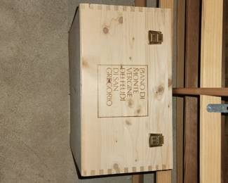 Empty Wine Crate