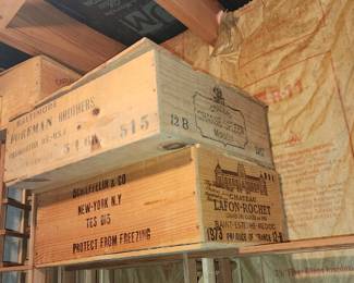Empty Wine Crates