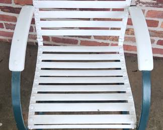 Mid Century Iron Chair