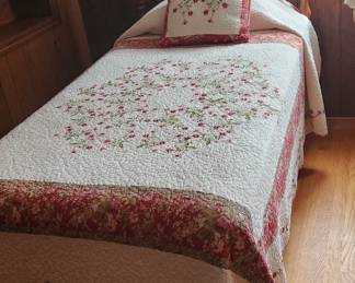 Twin Bed w/ Mattress and Box Spring