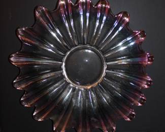 Vintage Iridescent serving dish