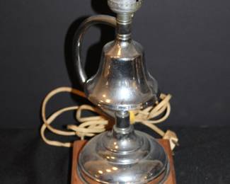 Antique Ship’s Bell Lamp 