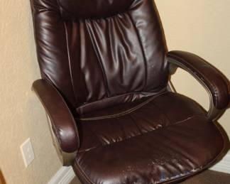 office chair, a little worn but still good