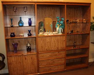 three-piece wall display/storage