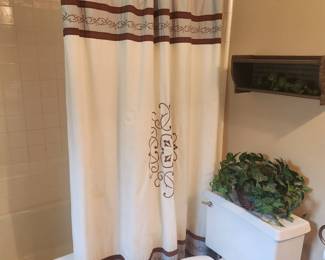 Shower curtain for sale as well as decor
