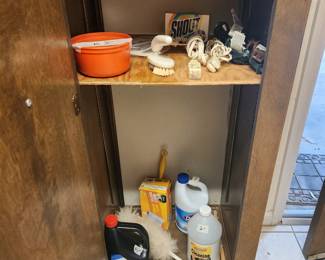 More cleaning items, cords, miscellaneous 