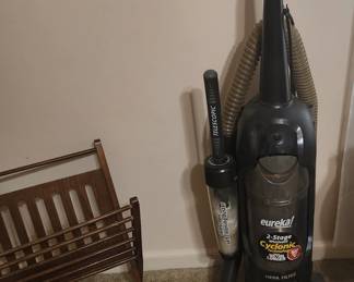 Magazine rack & vacuum