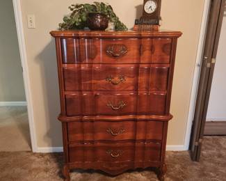 Bassett chest on chest.