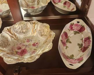 Vintage bowl & platter
