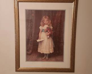 Matted & framed picture 