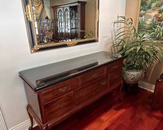 Serving Buffet and Mirror