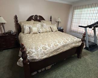 Gorgeous California King Bedroom Suite with Matching Dresser, Headboard and Night Stands