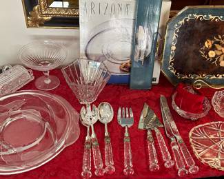 Tiffany & Co, Waterford Crystal Serving Trays & Bowls