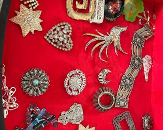 Costume Jewelry Earrings, Bracelets, Brooches and More!