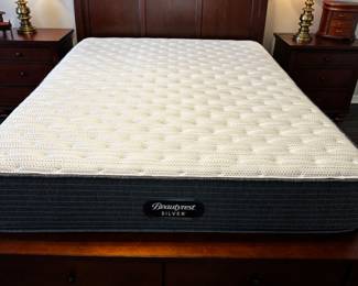 Queen bed and mattress 