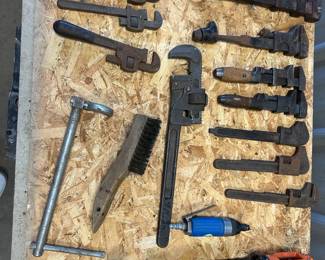 Vintage Monkey and Pipe Wrenches