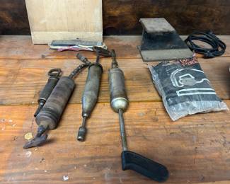 Antique grease guns
