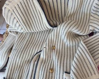 Chanel cardigan with double breastfed buttons