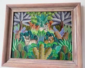 Haitian art signed