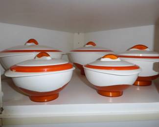 Vintage Tokyo Plast Thermo Insulated Bowls