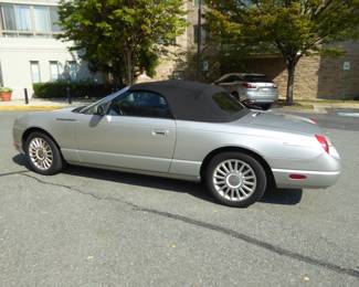 2005 50th anniversary Edition Ford Thunderbird Convertible with Hard Top 24,000 miles