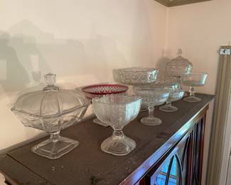 Pressed pattern glass