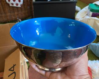 Reed & Barton silver plate and enamel
