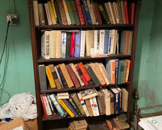 Walnut bookcase