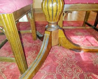 Dining Room table with 2 leafs and 8 chairs by American Drew