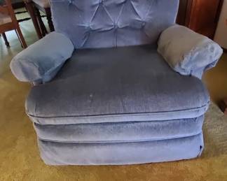Blue Recliner 