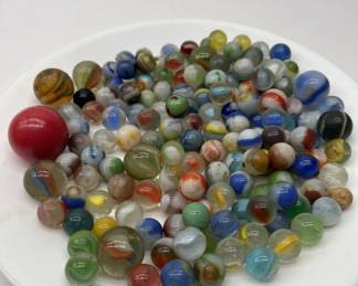 Vtg Glass Marbles