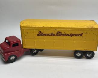 Vintage Structo Transport Metal Truck 