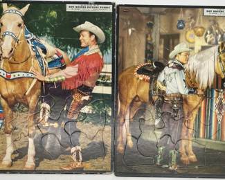 Two Vintage Whitman Roy Rogers Puzzles