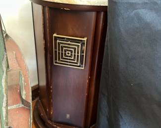 vintage empire cavalier 4000 dark brown w/ marble top