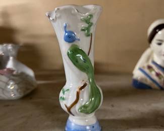 Birds of paradise mini vase japan 
