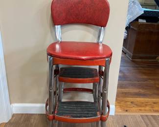Cosco Retro Chair with Step Stool 