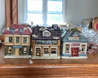 Dickens Village Ceramic Candle Holder - Village Inn, Warehouse, Rooms for Hire 