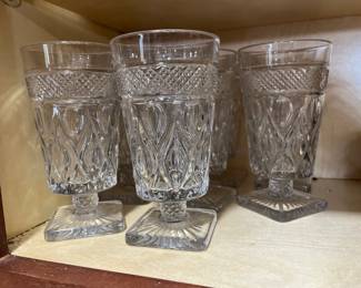 imperial glass cape cod clear parfait glasses 