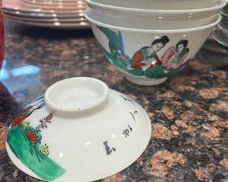 Handpainted Chinese Porcelain Bowls 
